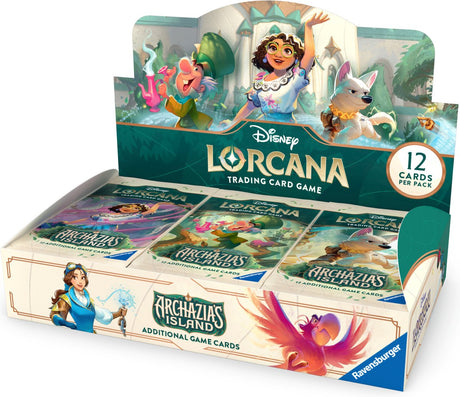 Ravensburger Disney Lorcana : Boîte Booster L'Île d'Archazia - Jeu de cartes à collectionner