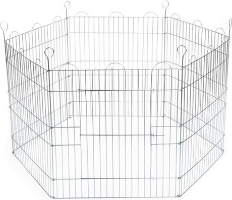 Beeztees - konijnenren - 6 panelen - 66,5x58 cm, diam. 100 cm