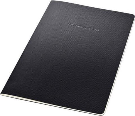 Carnet Sigel a5 - conceptum - noir - couverture souple - 64 pages - 80 grammes - diamant - si-co862