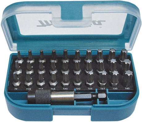 Makita accessoires jeu d'embouts de tournevis torx 31 pièces - p-73352