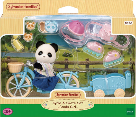 Époque familles sylvaniennes 5652 fille panda vélo et skate