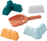 Moules à sable château Ecoiffier avec pelle - 5 pcs.
