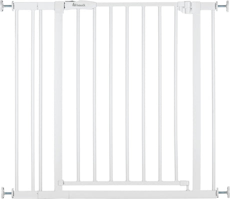 Hauck open n stop 2 barrière d'escalier avec extension de 9 cm - 84 à 89 cm - blanc