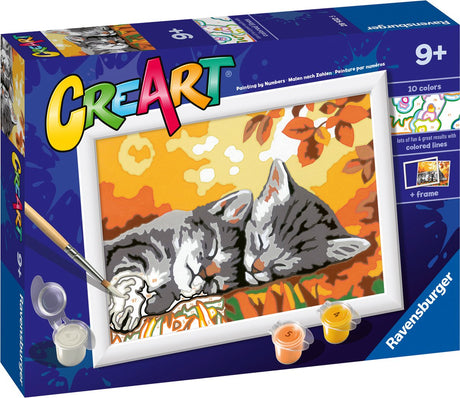 Ravensburger Creart Painting by Number - Autumn Kittens