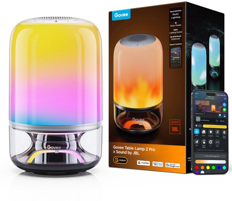Lampe de table intelligente Govee 27 cm matière rgbicww - enceinte jbl portable
