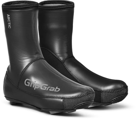 Gripgrab - arctic 2 imperméable hiver sévère couvre-chaussures de cyclisme en néoprène imperméable avec doublure polaire - noir - unisexe - taille m (40 41)