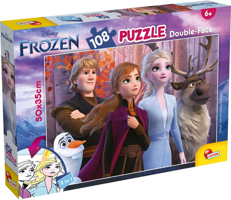 Lisciani Disney Puzzle Df Plus 108 La Reine des Neiges 2