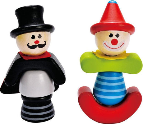 Hape figurines empilables en bois cirque 10 pièces