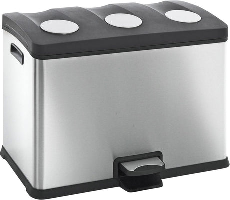 Poubelle à pédale Eko 31054039 acier inoxydable (acier inoxydable) argent