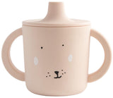 Gobelet Trixie - Mme. lapin - gobelet pour bébé - gobelet anti-déversement - pour bébé à partir de 4 mois - en silicone - passe au lave-vaisselle