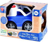 Voiture de police biosourcée Playgo - 12cm