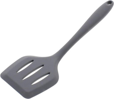 Spatule culinaire basique avec fente - silicone - 20cm