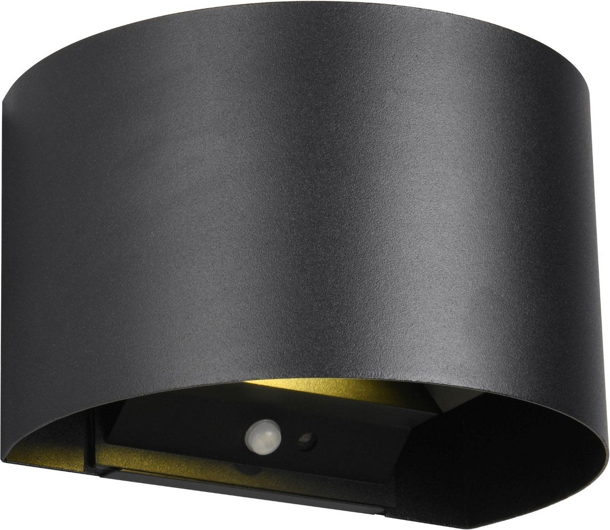 Rl vis ton talent de réalité lumineuse - applique murale - noir mat - incl. 2x smd 1w - rechargeable - sans fil - détecteur de mouvement - capteur crépusculaire - alimentation par batterie - éclairage extérieur - ip44