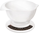 Soehnle 65054 culina pro balance de cuisine analogique avec bol mélangeur 2,5 l blanc