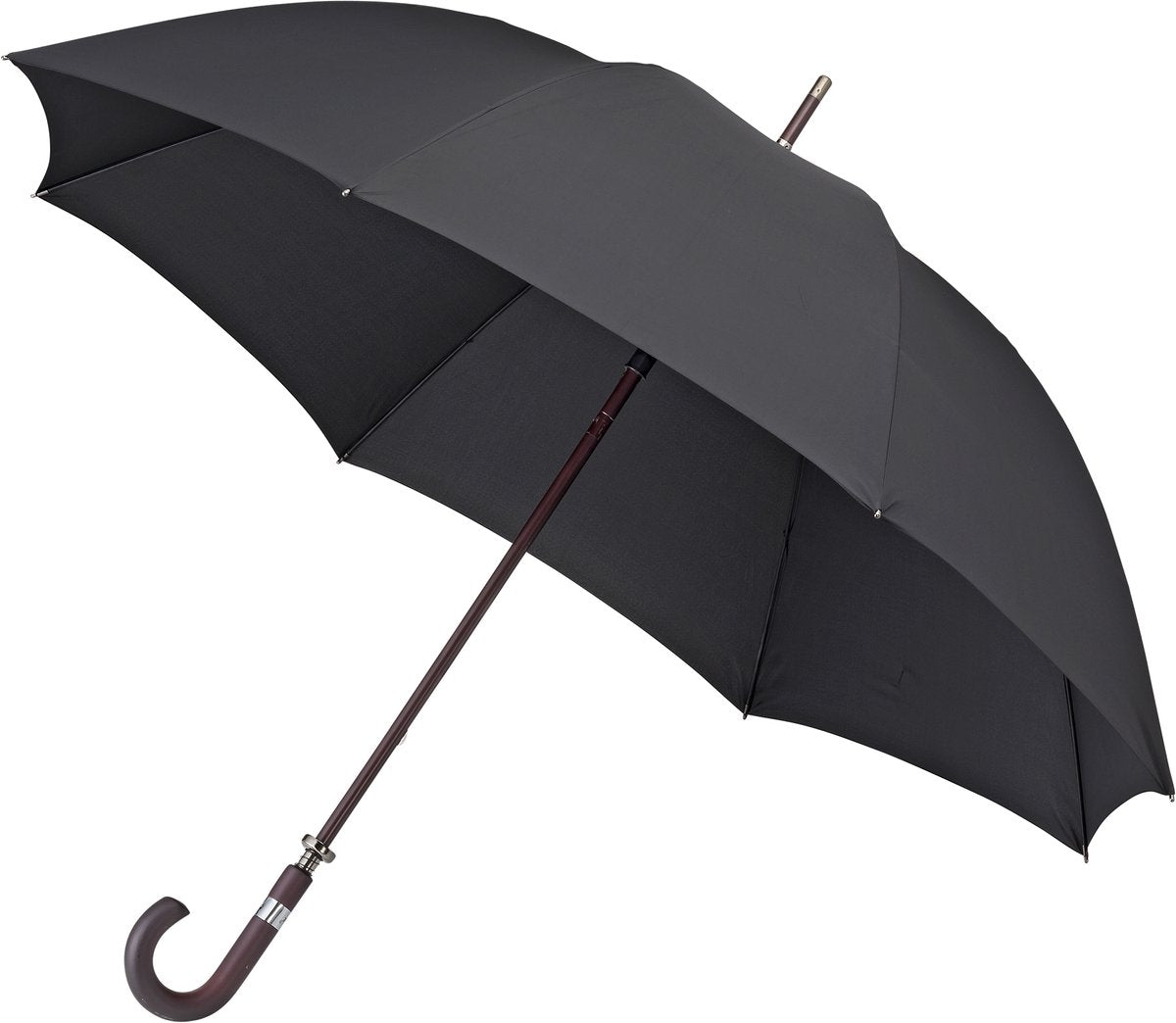 Falcone - parapluie - ø 130 cm - coupe-vent - extra robuste - noir
