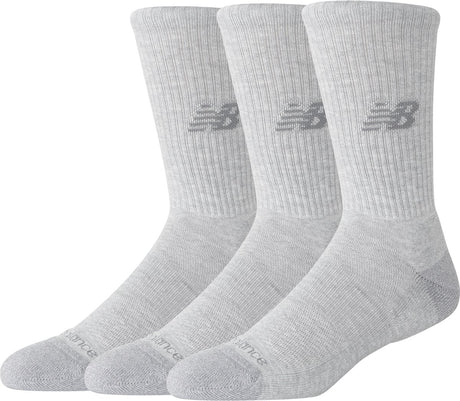 New balance active Crew chaussettes 3 pack chaussettes de sport unisexes - gris athlétique