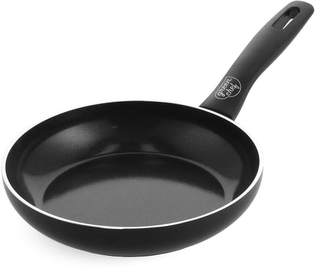 Poêle à induction céramique Greenchef prime 20 cm - sans PFA - poêle à induction - passe au lave-vaisselle - passe au four jusqu'à 160°c - revêtement antiadhésif céramique - aluminium recyclé - sans couvercle - noir