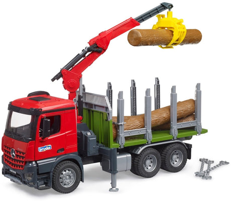 Bruder Auto Truck MB Arocs avec des arbres