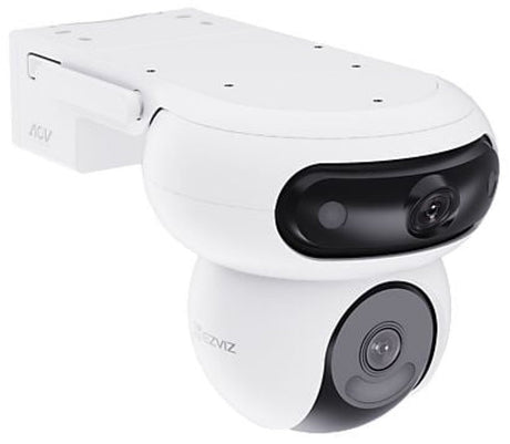 Kit Ezviz HB90X Dual 4G WiFi 6 – Caméra de sécurité 2K+ double objectif Panneau solaire 8 W – Pan-Tilt 360° – Suivi automatique de détection AI – Vision nocturne colorée – Sirène Spotlight – Pas de frais mensuels