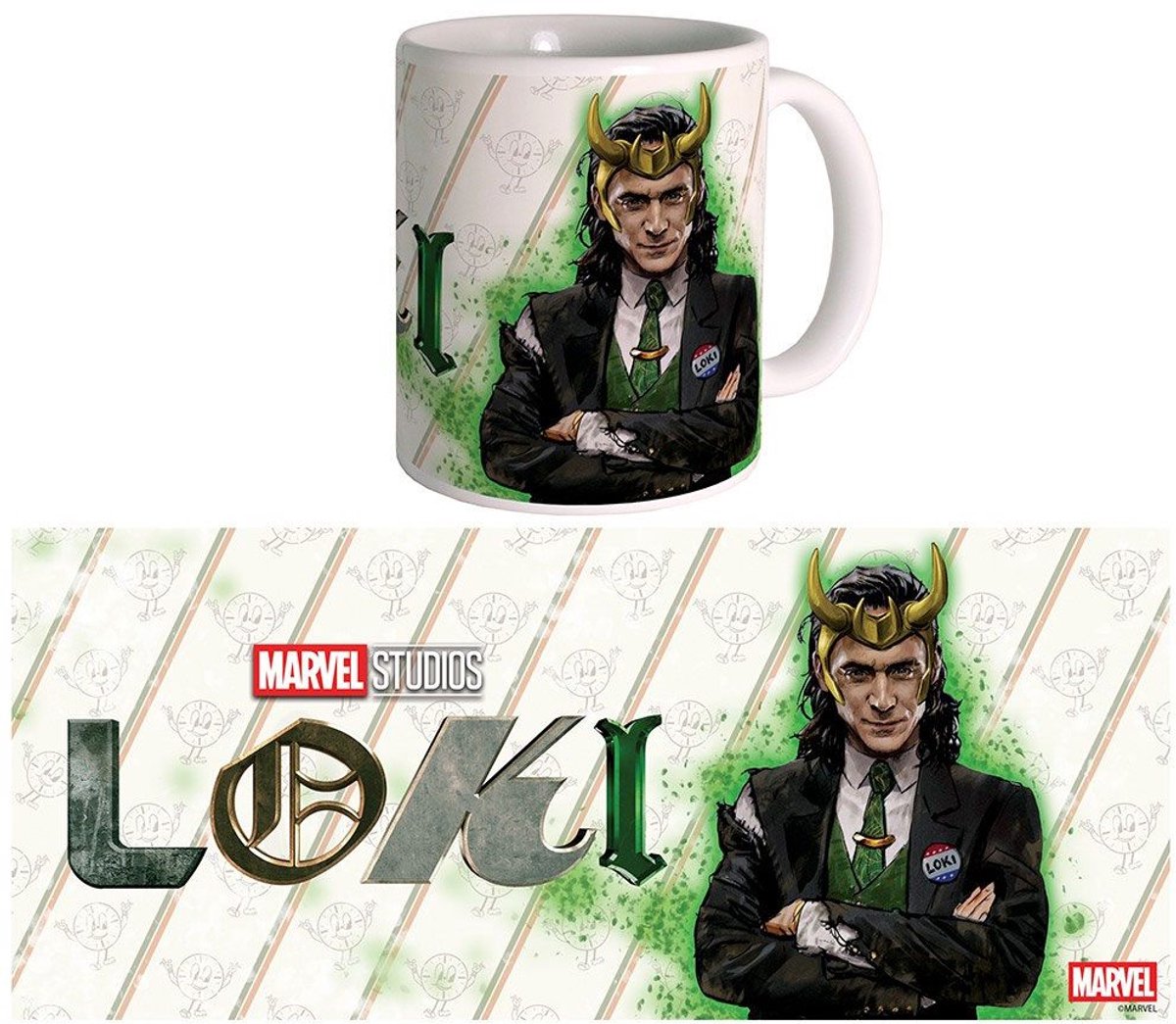 Tasse de tasse Semic loki, tasses de président loki, tasses de tasse