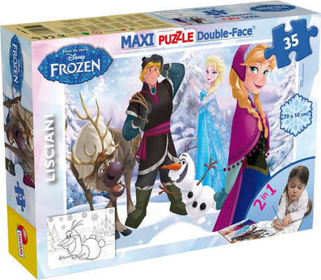 Lisciani Disney puzzle df maxi étage 35 congelé jouant sur la glace
