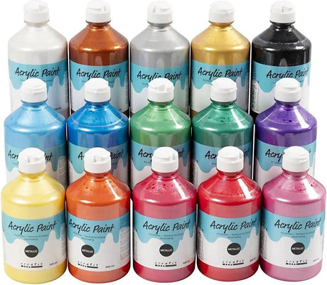Https : www.ccobby.nl peinture-acrylique-métallisée-diverses-couleurs-15x500-ml-1-box