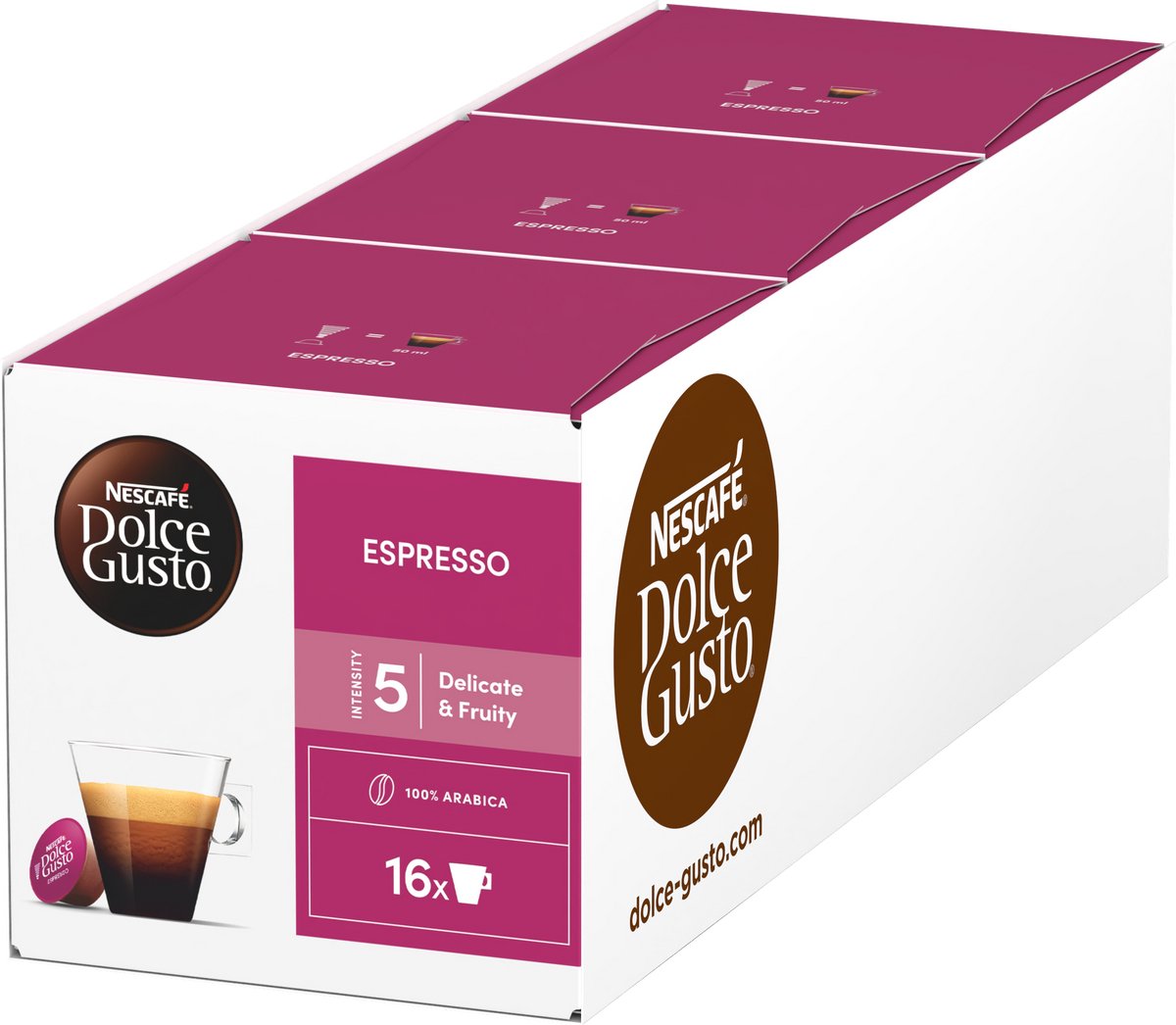 Nescafé dolce gusto capsules expresso - 48 tasses à café pour 48 tasses de café