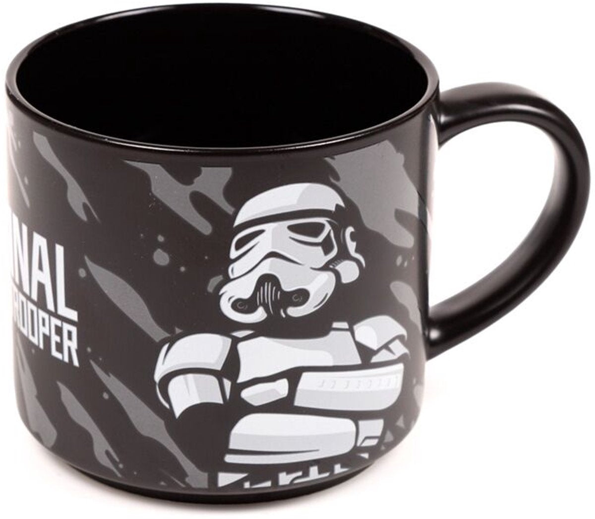 Mug Puckator - le stormtrooper original - grand - noir et blanc - porcelaine - 470ml