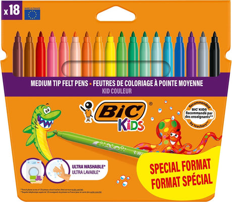 Feutres de couleur Bic kids 18 pièces