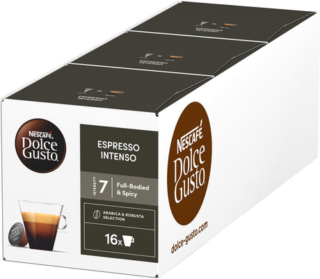 Nescafé dolce gusto capsules expresso intenso - 48 tasses à café pour 48 tasses de café