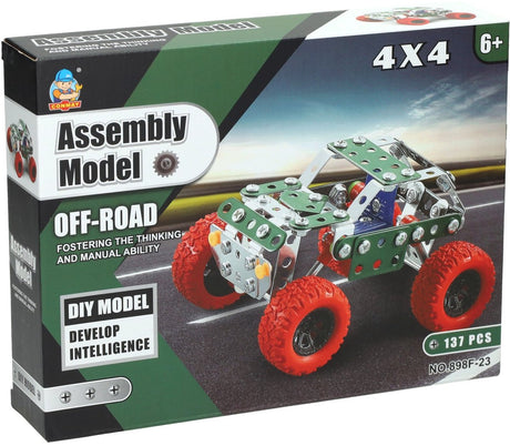 Jeu de construction en métal véhicule tout terrain