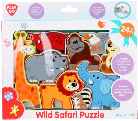 Playgo jouer au safari puzzle