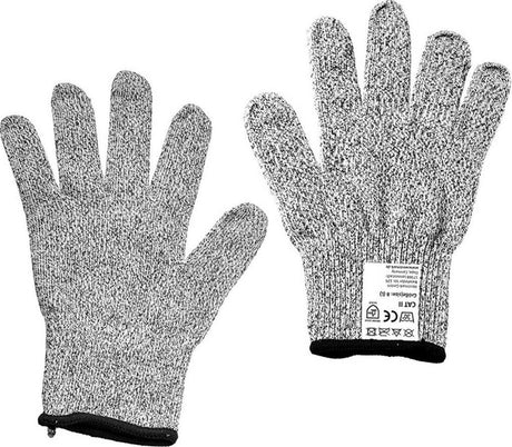 Gants de protection contre les coupures Westmark, 2 pièces, taille 8 (l), lavables à 30 °c, plastique polyester, anthracite, 10772270