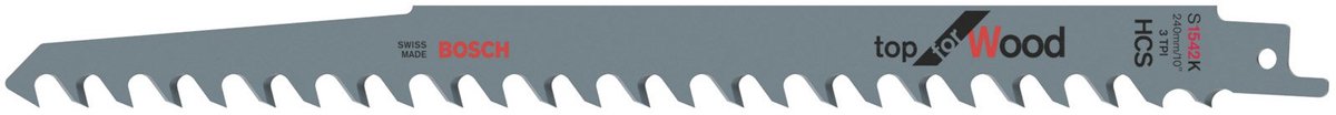 Bosch - lame de scie alternative s 1542 k - 25 pièces