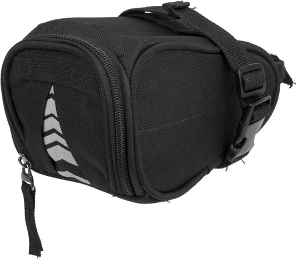 Willex - sacoche de selle 1200 l - noir - 1,8 litre - réfléchissante