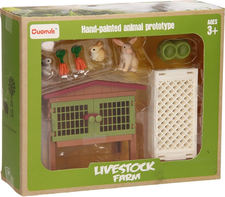 Jouets Lobbes, par exemple ensemble de jeu clapier à lapin