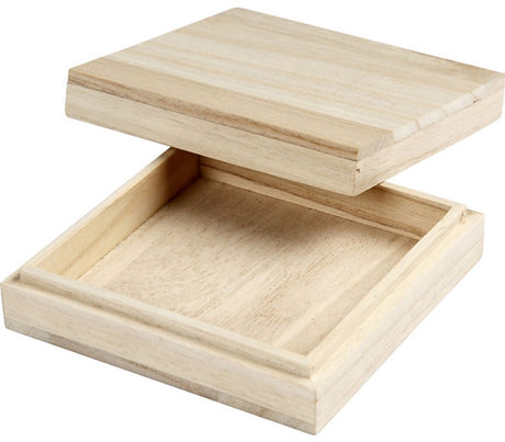 Boîte d'entreprise Creativ, h : 3 cm, dimensions 10x10 cm, 1 pièce
