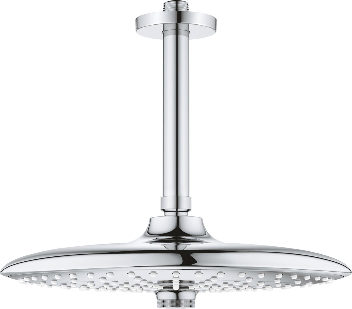 Douche de tête Grohe euphoria 260 - pommeau de douche à effet pluie Ø 26 cm - 3 jets - chrome