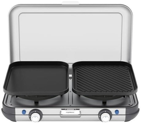 Campingaz Kitchen 2 Grill and Go CV - Réchaud de camping de luxe - Réchaud à gaz - Gris