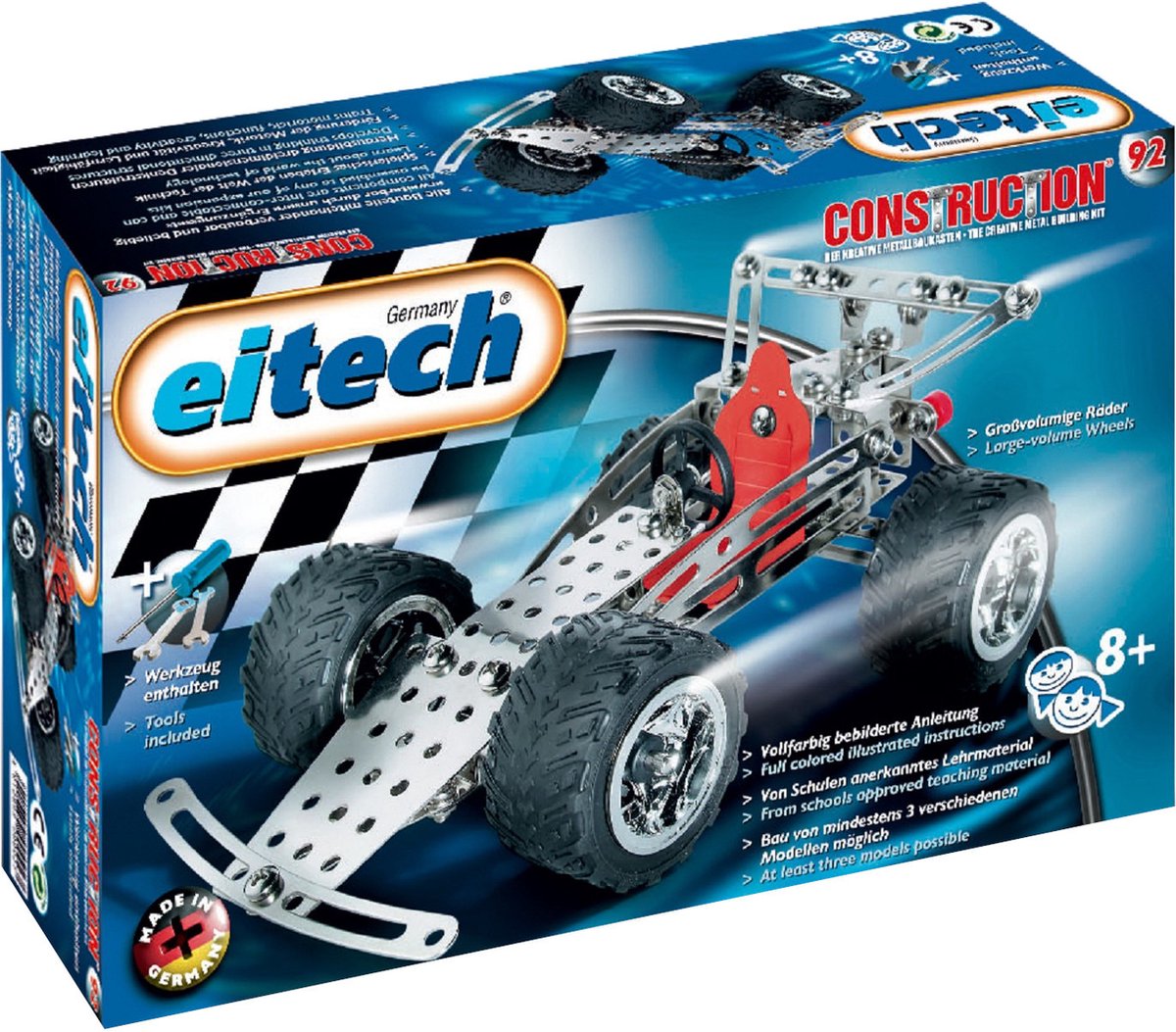 Kit de construction Eitech - Quad de voiture de course en métal