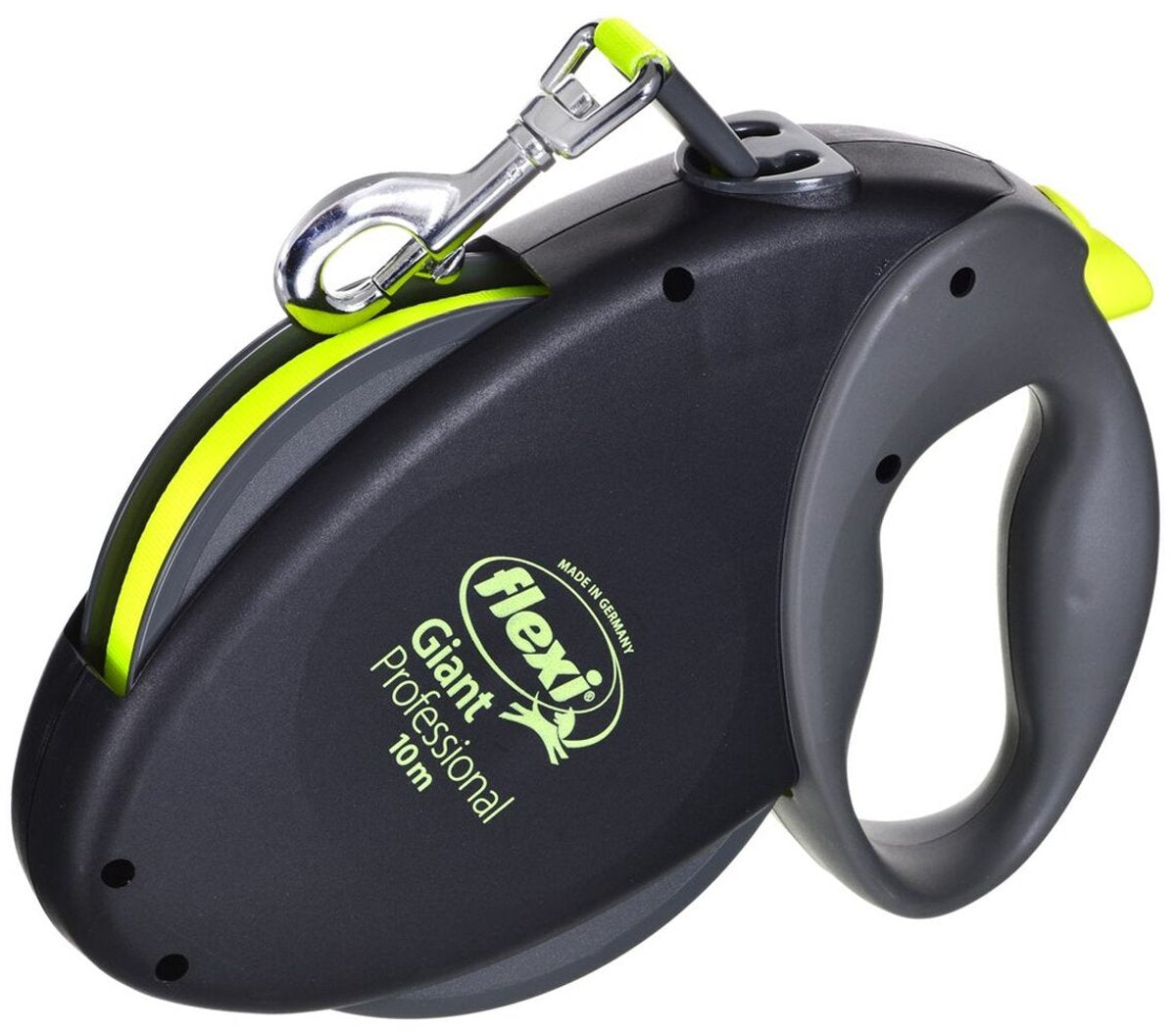 Flexi ligne rétractable ruban géant professionnel néon noir jaune