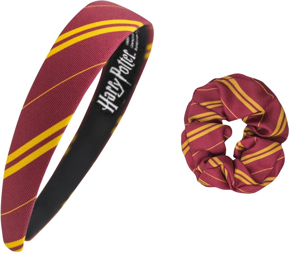 Cinereplicas Harry Potter - ensemble serre-tête et chouchou Gryffondor - rouge