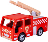 Camion de pompier en bois Bigjigs