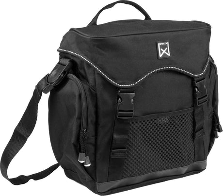 Willex sacoche xl - sacoche de vélo simple - 17 litres - noir - sportif - avec bandoulière