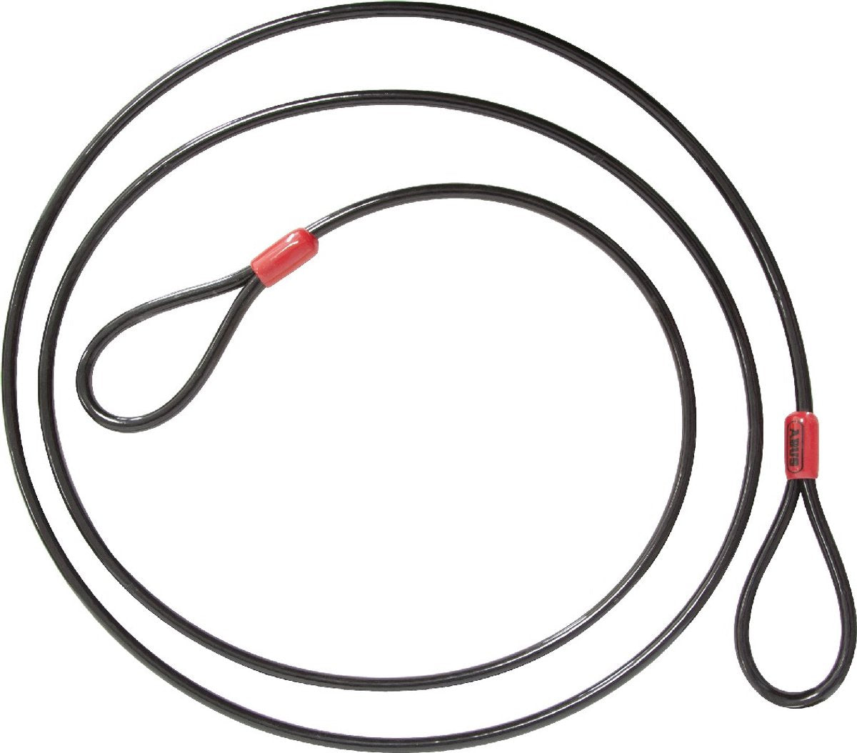 Abus Loop Cable Cobra 12 - Câble en acier avec gaine en plastique - Sécurité pour accessoires de vélo et moto - 1,8 mètres de long, 12 mm d'épaisseur