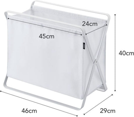 Panier de rangement Yamazaki - tour - blanc
