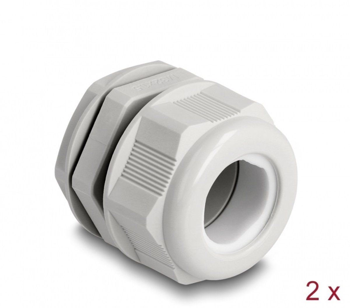 Delock ex presse-étoupe m32 gris 2 pièces