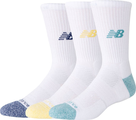 New balance active Crew chaussettes 3 pack chaussettes de sport unisexes - couleurs assorties