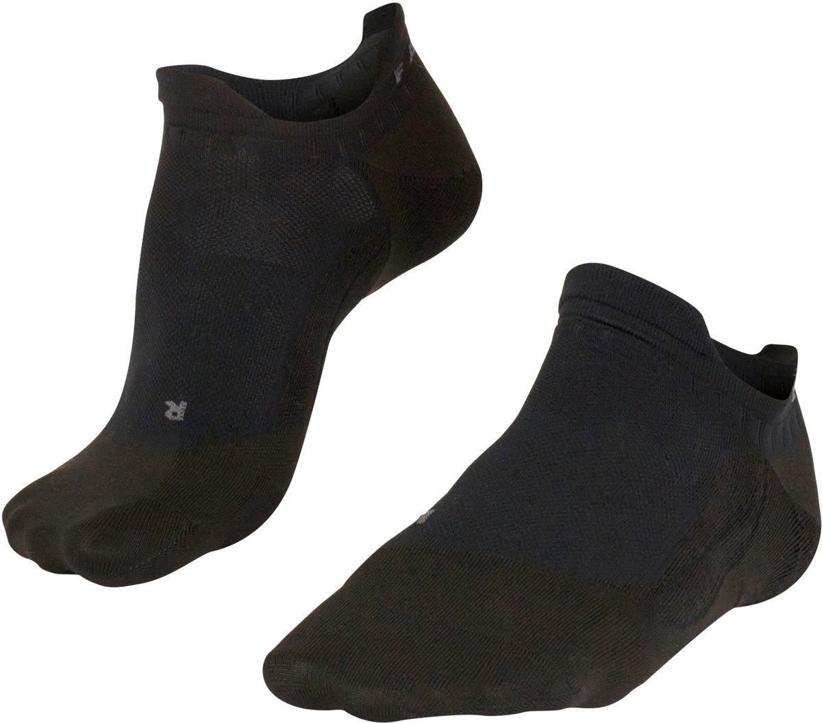 Falke go5 chaussettes de golf invisibles anti-ampoules en coton matériau fonctionnel hommes noir - taille 39-41