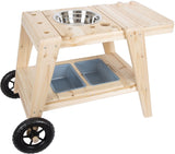 Petit pied - cuisine de boue en bois compact
